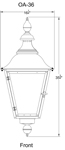 Oak Alley 36 Drawings from Primo Lanterns