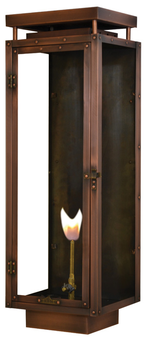 Primo Lanterns JL-22E Copper Jolie 11 Wide 2 Light Outdoor Wall-Mounted  Lantern in Electric Configuration 